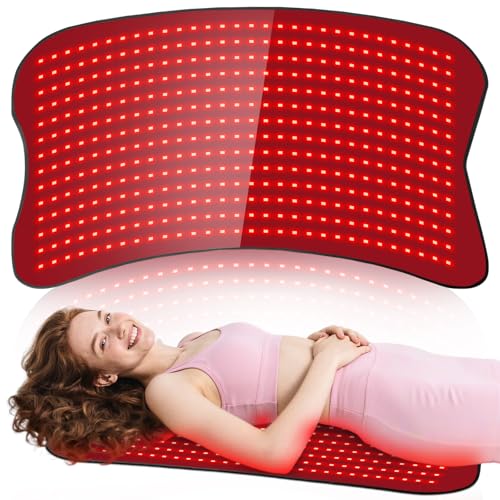 31.5''×24'' Red Light Therapy for Body, 41W 420LED Beads Wearable Red Infrared Light Therapy Wrap for Body, 660nm & 850nm,...