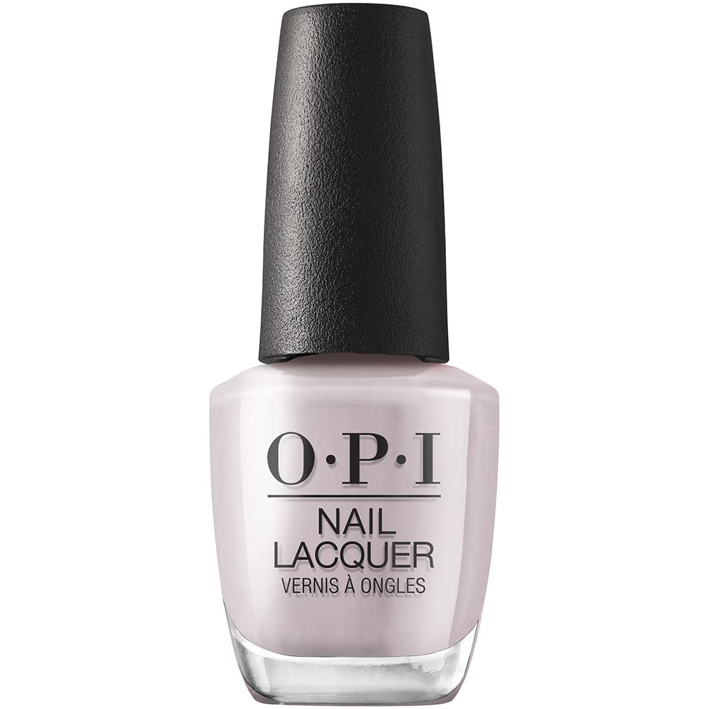 OPI Nail Lacquer Peace of Mined | Sheer Soft Gray Crme Chip Resistant Nail Polish | Fast Drying, Streak Free