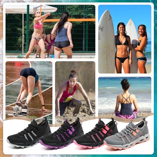 ziitop Womens Hiking Water Shoes for Women Quick Dry Outdoor Sport Sneakers Non Slip Lightweight Breathable Summer Trekkin...