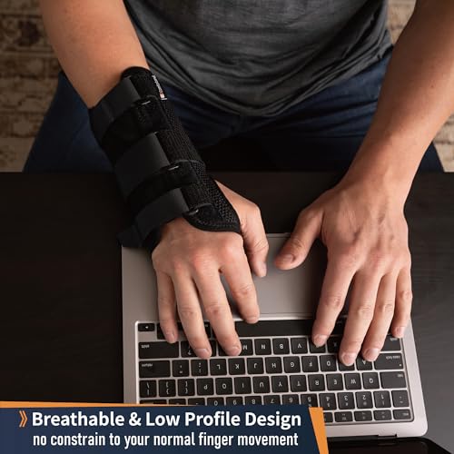 Comforband Deluxe 3-Strap Wrist Brace – Adjustable Support for Carpal Tunnel, Fractures, Tendonitis, and Post-Op Recovery...