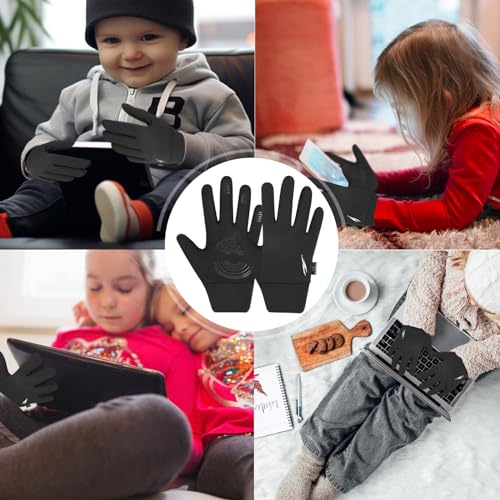 WESTWOOD FOX Kids Winter Gloves Anti Slip Thermal Gloves Touch Screen Fleece Breathable Childrens Gloves Windproof Boys Gi...