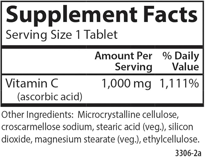 Carlson - Vitamin C 1,000 mg, 100 Count
