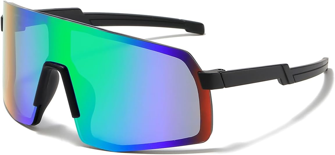 JOVAKIT Kids Baseball Sunglasses for Boys Girls Age 3-13, Youth Baseball Sun Glasses UV400 Sports Cycling Shades