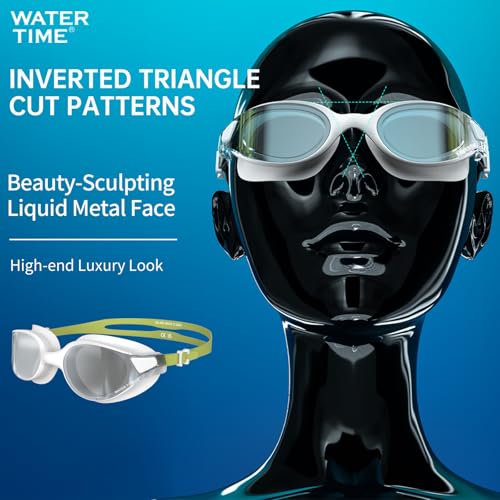 WATER TIME Swimming goggles adult for men pool goggles for women Professional Anti Fog No Leaking UV Protection