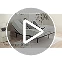 Zinus Nadia Adjustable Bed Frame, Electric Reclining Platform Bed Base, 5-Function Wireless Remote, Independent Head and F...
