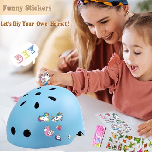 FOOKCIAN Kids Helmet,Toddler Skateboard Helmets for Ages 2-3-5-8-14 Years Boys Girls with Knee and Elbow Pads Wrist Guards...