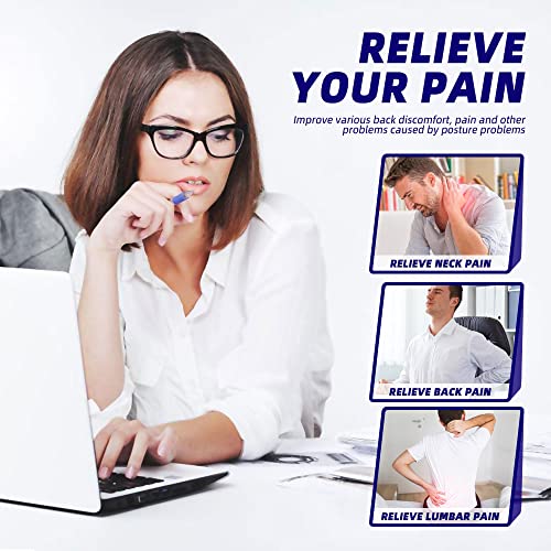Upgraded Posture Corrector Back Brace for Men and Women, New Version Lumbar Support for Posture Improving and Pain Relief,...