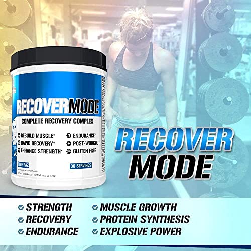 Evlution Nutrition Recover Mode- Complete Post Workout with BCAAs, Immunity Support, Vitamin C, D & E, Electrolytes, Hydra...