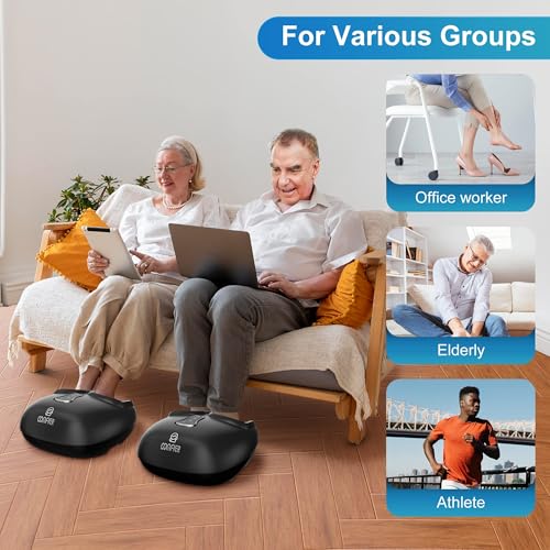COMFIER Shiatsu Foot Massager with Heat[FSA Eligible HSA],2026 Upgraded Feet Massager Machine for Plantar Fasciitis,Neurop...