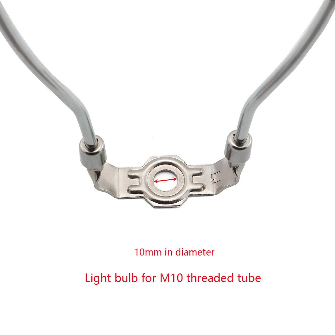 DZS Elec 1-Pack 8 Inch Metal Lamp Harp Holder for Table/Floor Light Fitting Silver HARP-8IN-S1
