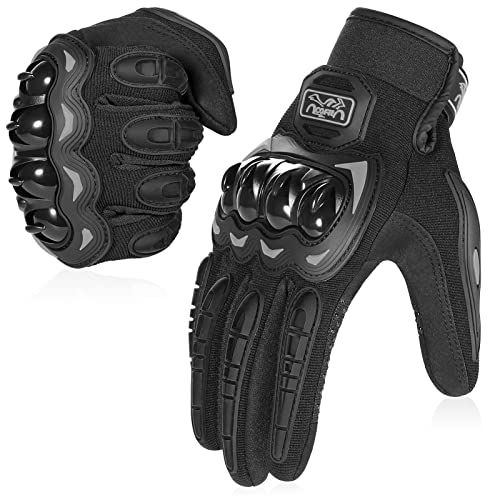 COFIT Motorcycle Gloves for Men and Women, Full Finger Touchscreen Motorbike Gloves for BMX ATV MTB Riding, Road Racing, C...