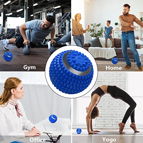 Wolady Vibrating Massage Ball 4-Speed High-Intensity Fitness Yoga Massage Roller, Relieving Muscle Tension Pain & Pressure...