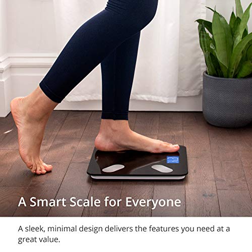 Greater Goods Digital Bathroom Scale for Body Weight, BMI, Body Fat, Muscle Mass, Bluetooth Smart Scale with App Integrati...