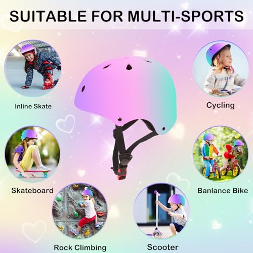 Kids Bike Helmet for 2-3-5-8-14 Ages Girls,Boys,Toddler,Kids and Youth, Ventilation and Impact Resistance Toddler Bike Hel...