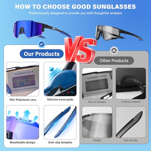 DioKiw Polarized Kids Sunglasses Youth Softball Cycling Sports Sun Glasses Boys Girls UV400 Protection Goggles