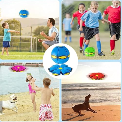RWSEFK Magic Ball,Magic Bouncing Ball,Interactive Pop-Up Transform,Parent-Child Interaction，with 6 Light