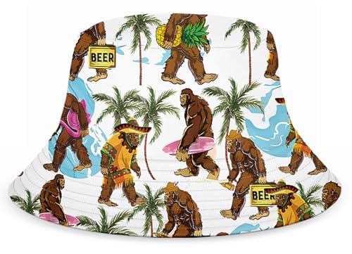 DOOPCCOR Men's 3 Piece Tracksuit Cuban Collared funny Hawaiian Shirt Shorts Button Down Sets With Bucket Hats