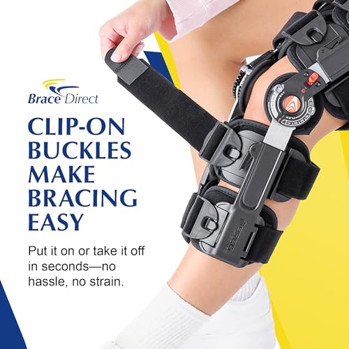 Brace Direct Breg T Scope Premier Post Op Knee Brace Adjustable ROM for ACL MCL PCL Injury Recovery L1833 L1832 (Thighs Up...