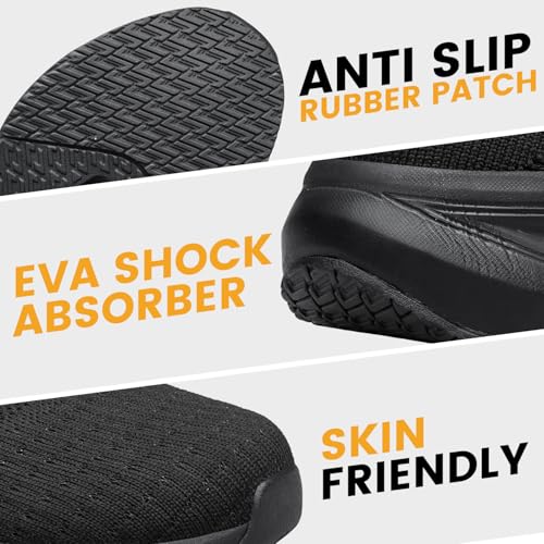 Womens Slip on Walking Shoes Comfort Sock Shoes Non Slip Mesh Casual Running Sneakers