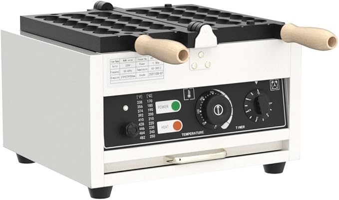 Commercial Electric Bubble Skewer Waffle Ball Machine Nonstick Waffle Balls Maker Iron Popular Snack Equipment New Belgium Waffle Ball Stick Maker 110V 1500W