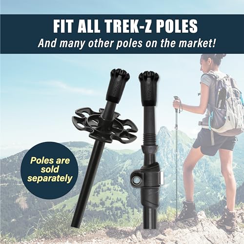 Trekology Trekking Pole Accessory Set – Bundle Tips for Concrete & Flat Roads – Durable Replacement Tips for Hiking Poles,...