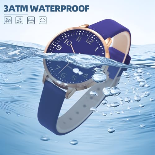 IBSO Women Watches Leather Mesh Strap Round Case Analog Fashion Ladies Wrist Watches
