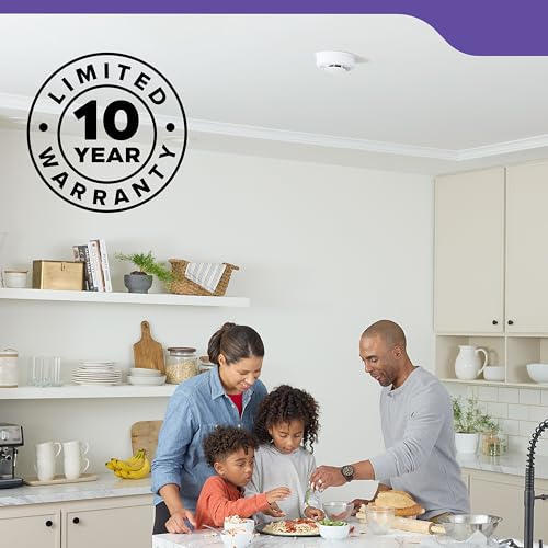 Kidde Hardwired Smoke & Carbon Monoxide Detector for Home, 10-Year Battery Backup, Interconnectable, 3-Pack