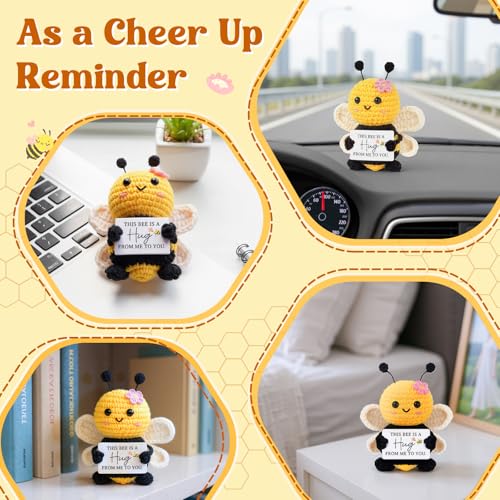 HeyPieces Get Well Soon Gifts for Women Men After Surgery, Positive Collectible Bee Gifts with Inspirational Card, Feel Be...