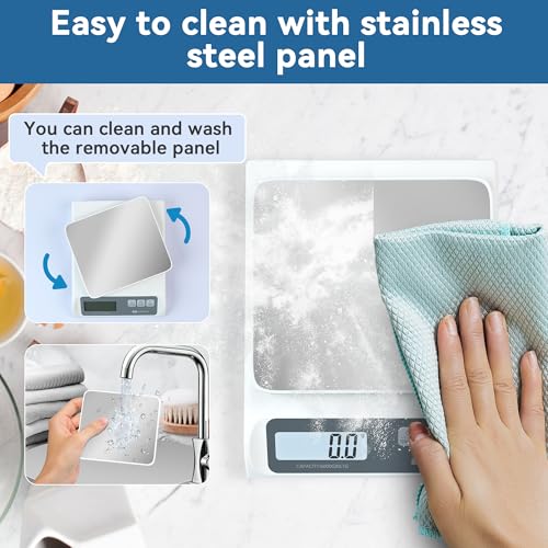 CYBERGIANT 13lb/0.1g Precision Digital Food Scale - Meal Prep Kitchen Baking & Espresso Coffee - Gram Scale with Stainless...