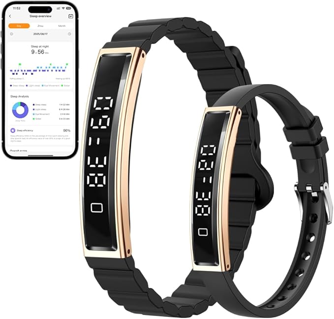 DASEXAUAH Smart Bracelet for Women Men, Fitness Tracker Smart Wristband, Waterproof Health Band with 24/7 Heart Rate Sleep...