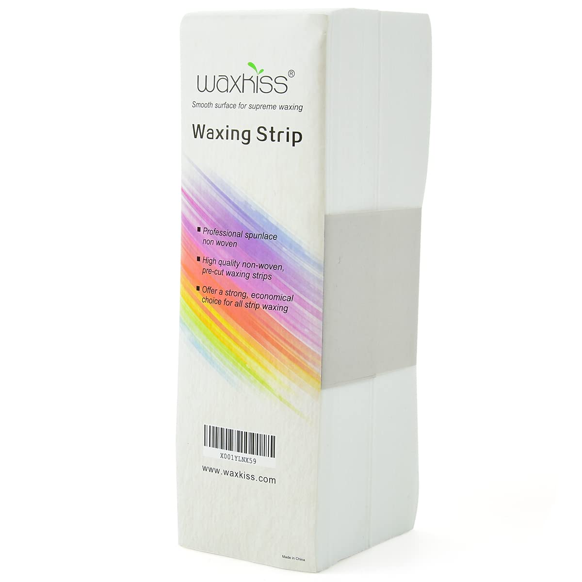 Waxkiss Beauty Non Woven Body and Facial Wax Strips Large 2.7  7.9 Hair Removal 200Pcs Epilating Strips