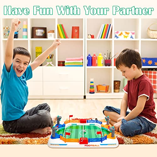 COUOMOXA Soccer Board Game for Kids: Mini Foosball Table Game - Interaction Soccer Toys for 3 4 5 6 7 8-12 Year Old Indoor...