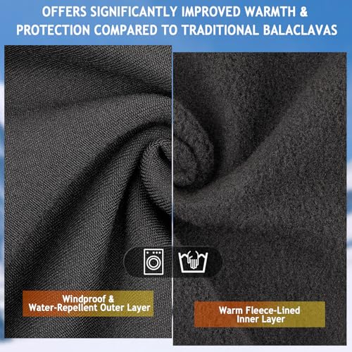 HASAGEI Ski Mask,Balaclava Face Mask for Men&Women,Winter Windproof and Warm,UV Protection Mask,Motorcycle Snowboard&Riding