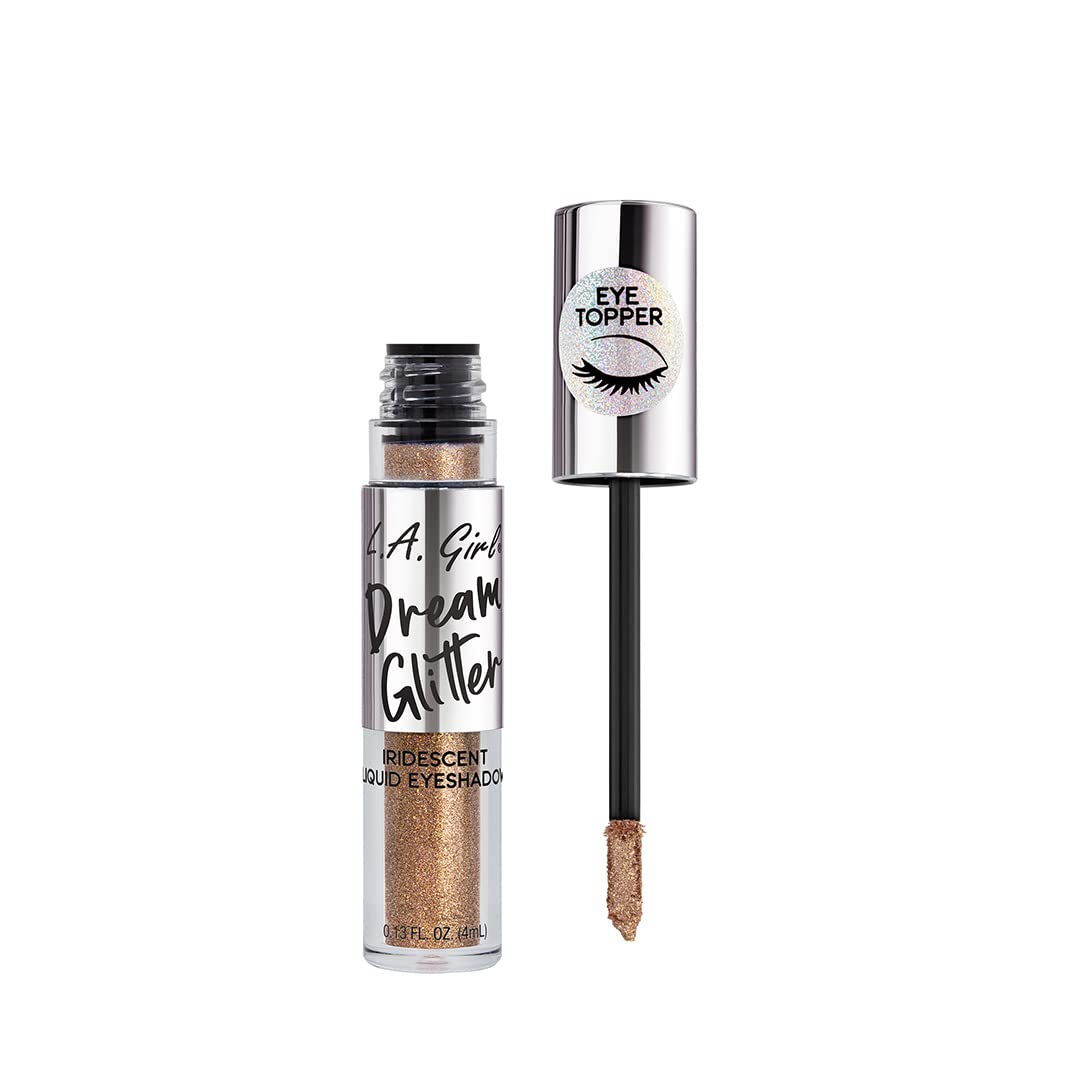 L.A. Girl Dream Glitter Liquid Eyeshadow, Golden Rays GES98