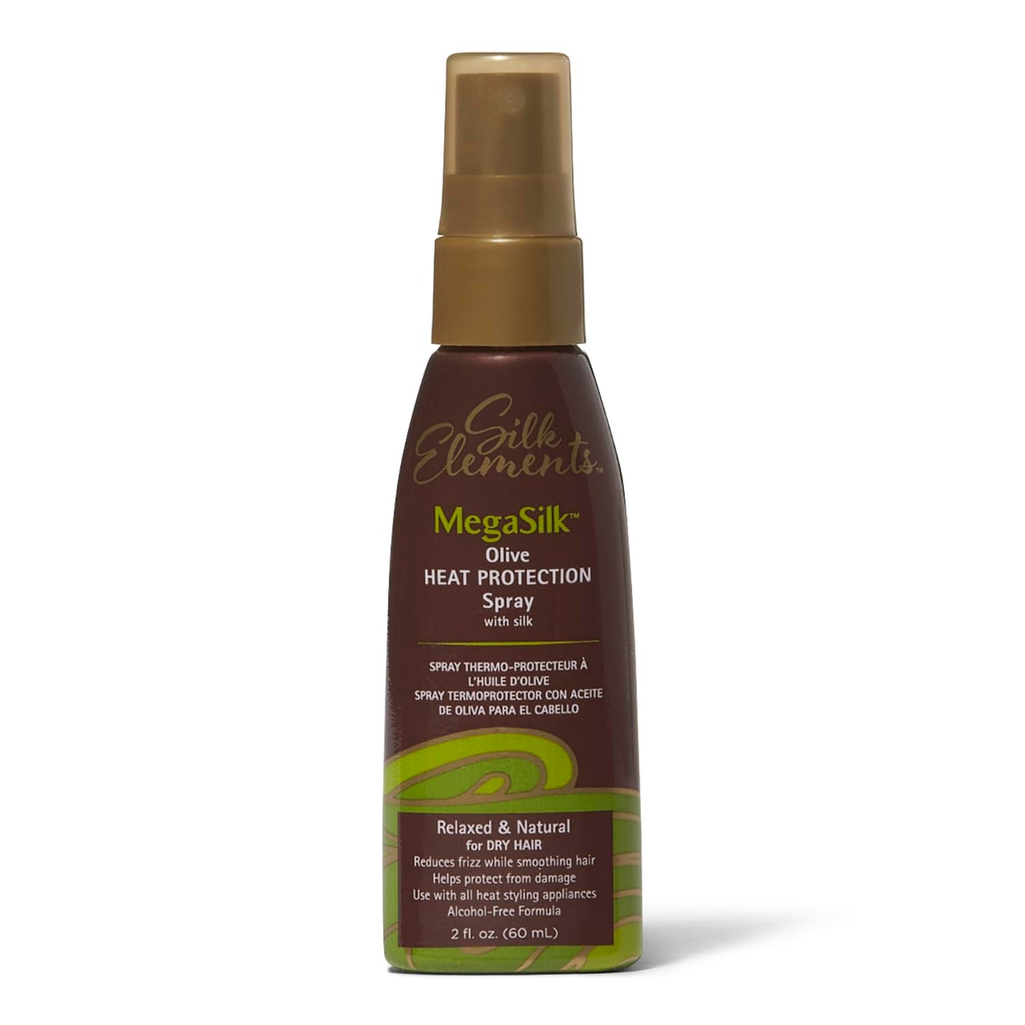 Silk Elements MegaSilk Olive Heat Protection Spray (2 Fl Oz (Pack of 1))