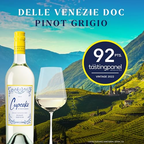 Cupcake Vineyards Pinot Grigio, white Wine, 750 mL Bottle