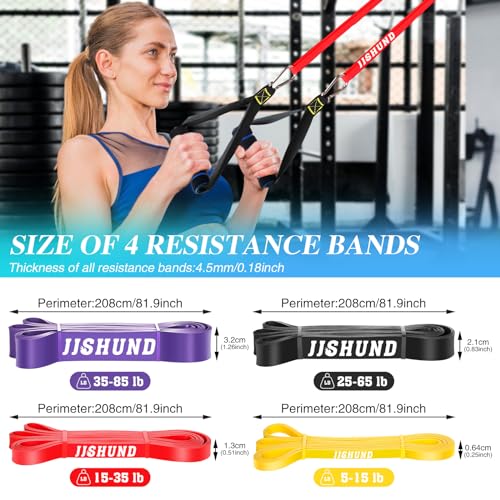 Resistance Bands Set, Pull Up Assistance Bands Pull Up Bands Exercise Bands for Men Women, Workout Bands for Working Out, ...