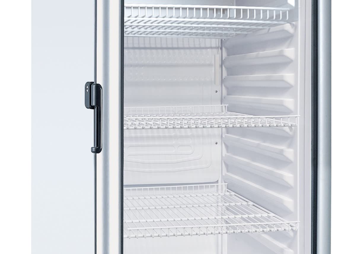Single Door Beverage Cooler - 6.5 cu ft - Silver by Premium Levella