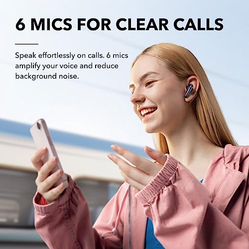 Soundcore by Anker Liberty 4 NC Wireless Earbuds, 98.5% Noise Reduction, Adaptive Noise Cancelling to Ears and Environmen...