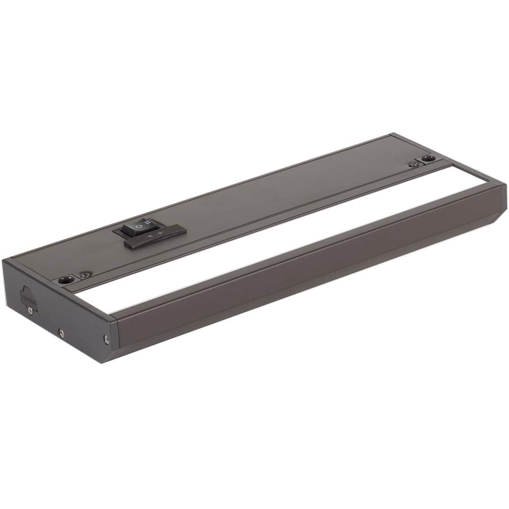 NSL LED Under Cabinet Lighting Dimmable 9 Inch Bronze Finish, 3 Color Temperatures (Warm, Soft, Cool) - Model LTSPRO-9-BZ