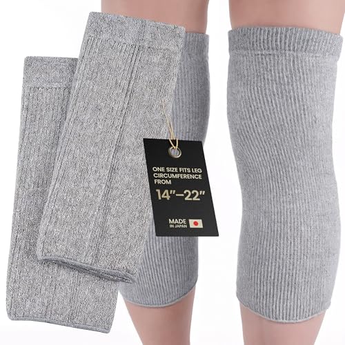SENIOR ICARE Elastic Cotton Knee Warmers, Knee Sleeves for Men and Women - Circulation Support and Joint Pain Relief, Arth...