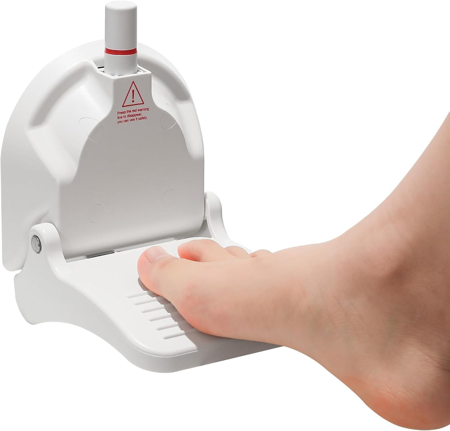 CWD&SQH Shower Foot Rest for Shaving Legs with Upgraded Powerful Suction Cup, Load Capacity 381 Pounds, No Drilling Non-Slip Bat