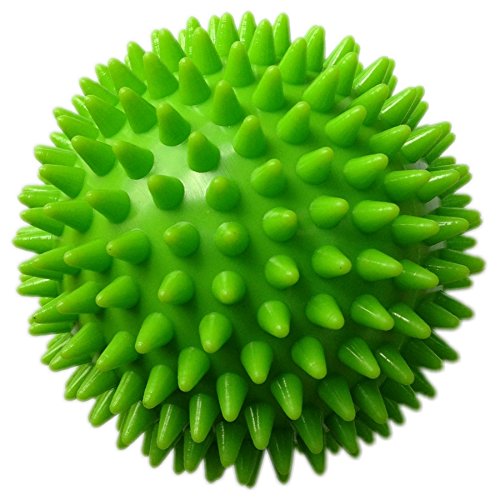 AppleRound Spiky Massage Balls, 7.5 cm & 9 cm Combo Pack, Stress Reflexology, Muscle Therapy, Tension Relief, Porcupine Se...
