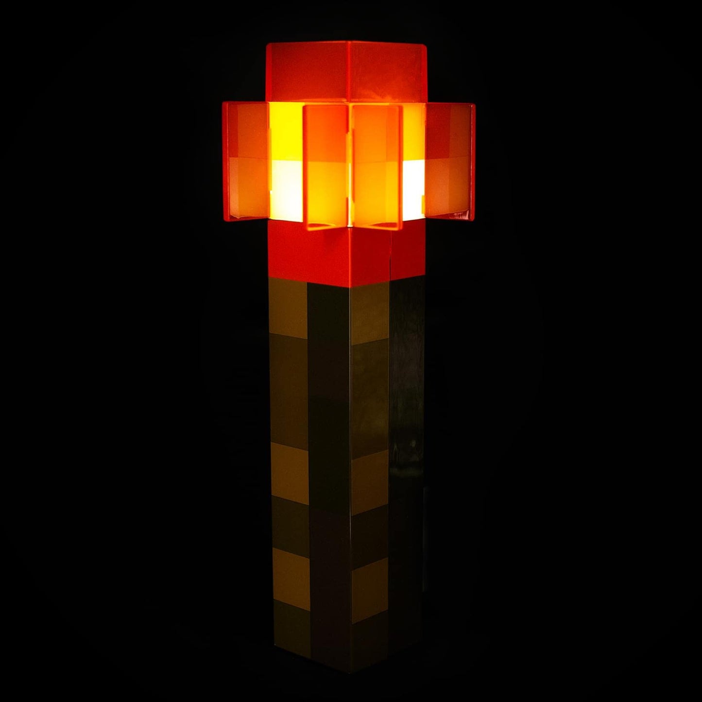 Minecraft Redstone Torch Nightlight | LED Mood Light with Dusk to Dawn Sensor | Plastic | One Size | Brown
