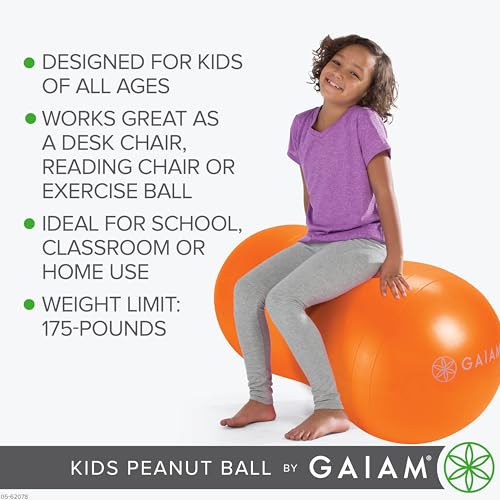 Active Seat Peanut Shaped Bounce Desk Chair, Exercise Yoga Balance Sitting Ball
