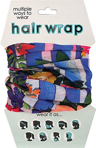 Spoontiques Hair and Face Wraps - Multifunctional Bandanna - Headband - Scarf - Neck Gaiter- Balaclava - Struped Floral