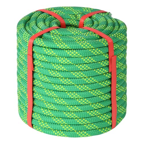Arborist Rope Tree Climbing Rope 1/2 Inch 48 Strands Bull Rope for Construction Climbing Swing Sailing