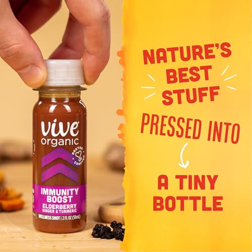 Vive Organic Elderberry Immunity Boost Wellness Shot, 2 fz