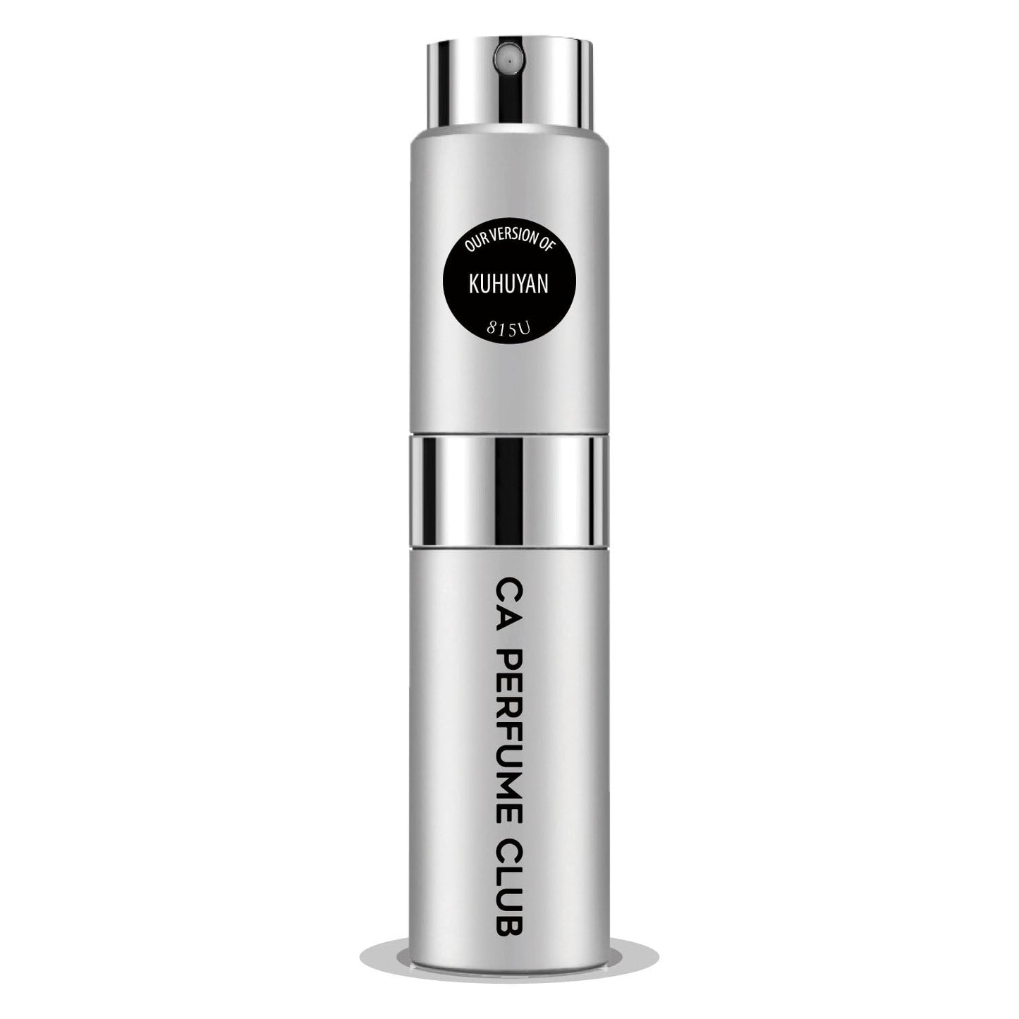CA Perfume Impression of Kuhuyan for Women and Men Leather Scent Long Lasting Unisex Fragrance Eau De Parfum Travel Size Refillable Atomizer Spray 0.27 Fl Oz 8ml