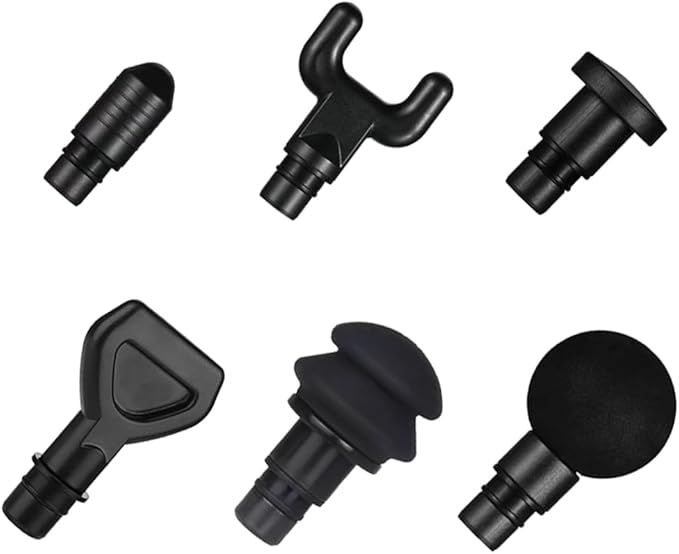 EDNEY 6 Pack Replaceable Massage Gun Heads, Muscle Massager Gun Accessories in Assorted Functions, Massage Head Outer Dia....